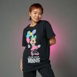 Minnie Mouse Balloons T-Shirt For Adults -Cheap Adult Fashion Store 2325046859838M 2