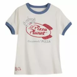 Pizza Planet Alien Logo Ringer T-Shirt For Adults, Toy Story