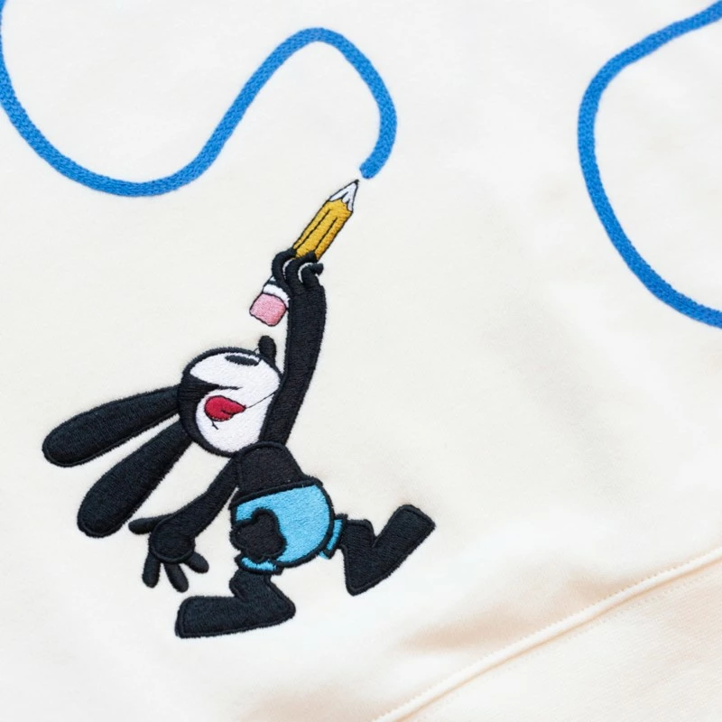 Oswald The Lucky Rabbit Sweatshirt For Women - Disney100 5 Oswald The Lucky Rabbit Sweatshirt For Women - Disney100 - Image 3