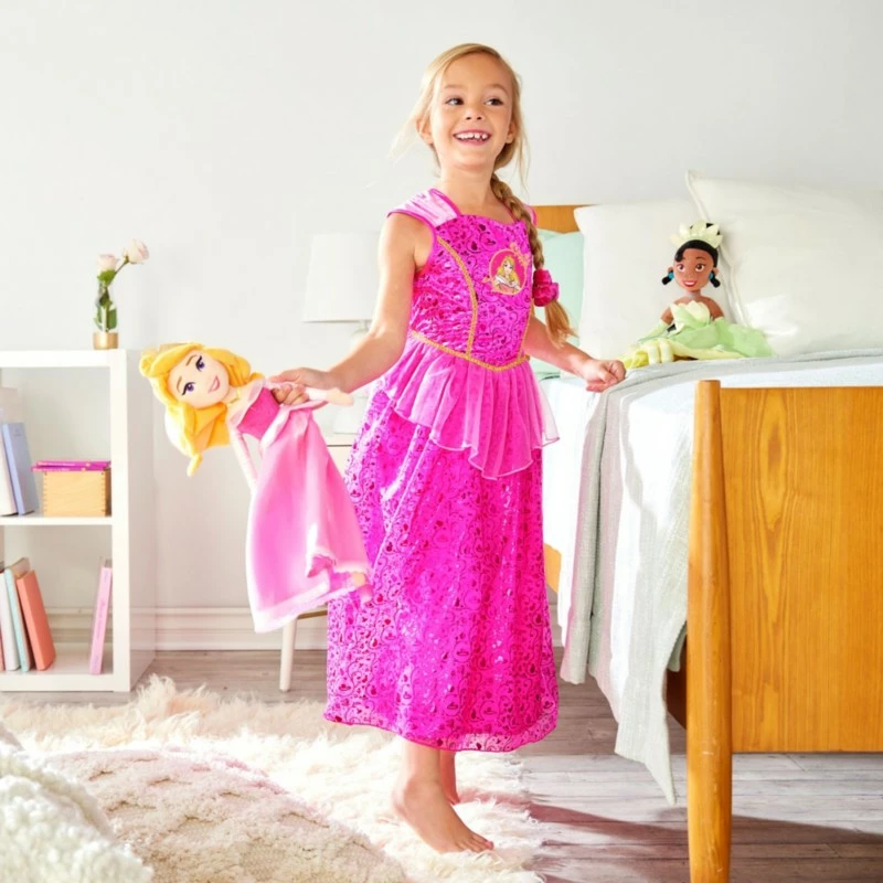 Aurora Nightgown For Girls, Sleeping Beauty 4 Aurora Nightgown For Girls, Sleeping Beauty - Image 2