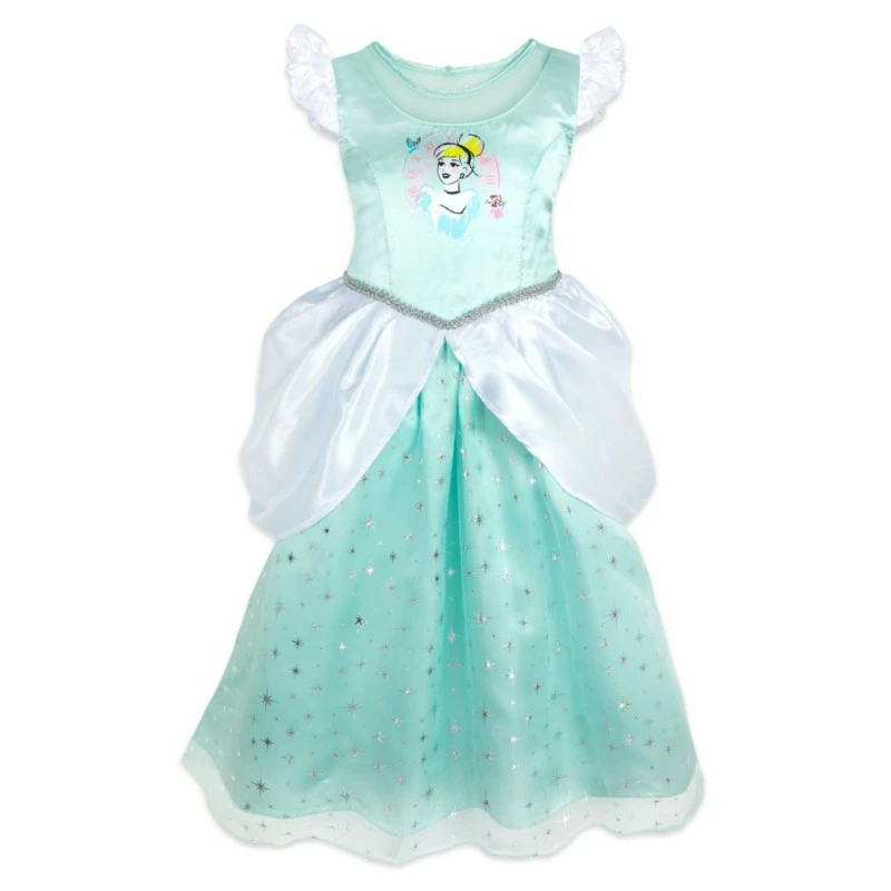 Cinderella Deluxe Nightgown For Girls 3 Cinderella Deluxe Nightgown For Girls