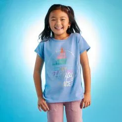 Fantasyland Castle ''My Happy Place'' T-Shirt For Kids, Sensory Friendly -Cheap Adult Fashion Store 2328046850001M 1
