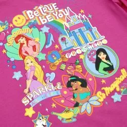 Disney Princess Pink T-Shirt For Girls -Cheap Adult Fashion Store 2328049220084M 3