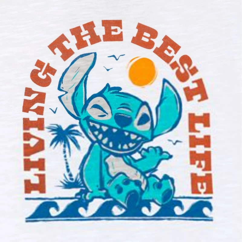 Stitch ''Living The Best Life'' T-Shirt For Kids 4 Stitch ''Living The Best Life'' T-Shirt For Kids - Image 2