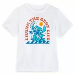 Stitch ''Living The Best Life'' T-Shirt For Kids