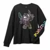 Stitch Long Sleeve T-Shirt For Adults, Lilo & Stitch -Cheap Adult Fashion Store 2403046859791M