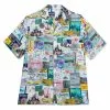Disneyland Woven Shirt For Adults - Disney100 -Cheap Adult Fashion Store 2403049490001M