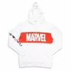 Marvel Logo White Hoodie For Adults -Cheap Adult Fashion Store 2403053070003M