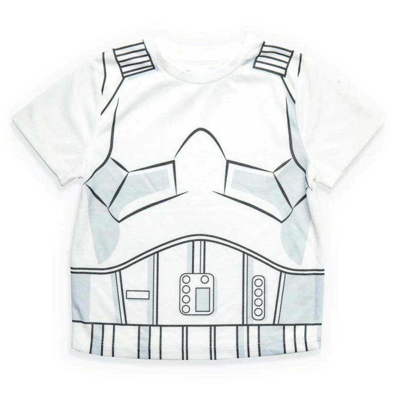 Stormtrooper Short Sleeve Pyjamas Set For Kids, Star Wars 4 Stormtrooper Short Sleeve Pyjamas Set For Kids, Star Wars - Image 2