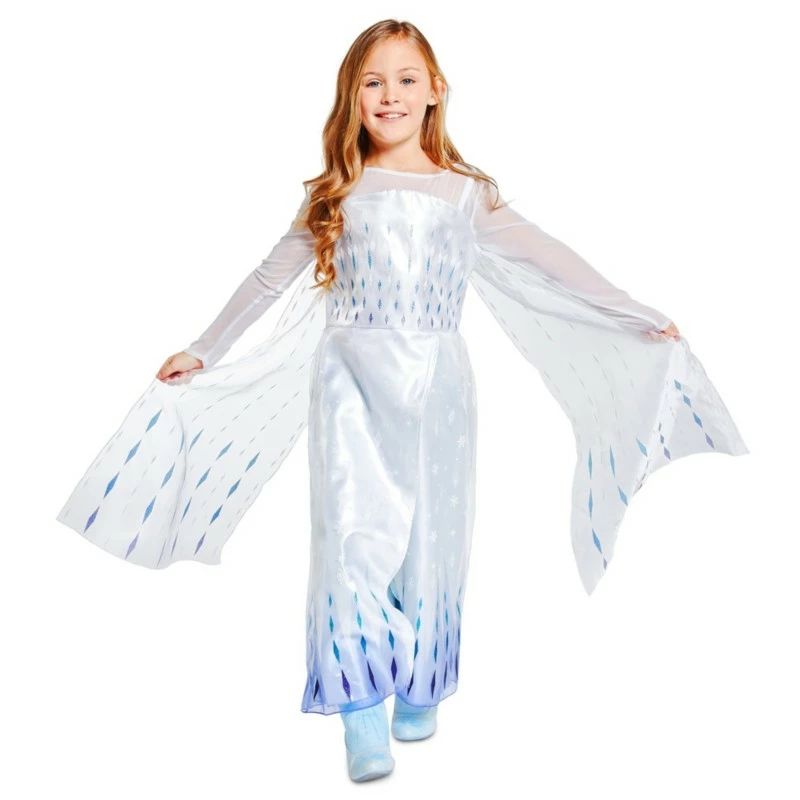 Elsa Snow Queen Costume For Kids, Frozen 4 Elsa Snow Queen Costume For Kids, Frozen - Image 2