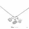 Disney Necklace Mickey Shorts Shoe Glove, Silver 2 Disney Necklace Mickey Shorts Shoe Glove, Silver -Cheap Adult Fashion Store 348658001248