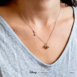 Disney Necklace Alice In Wonderland, Silver -Cheap Adult Fashion Store 348658010561 3