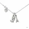 Disney Necklace Marie, Silver -Cheap Adult Fashion Store 348658018413