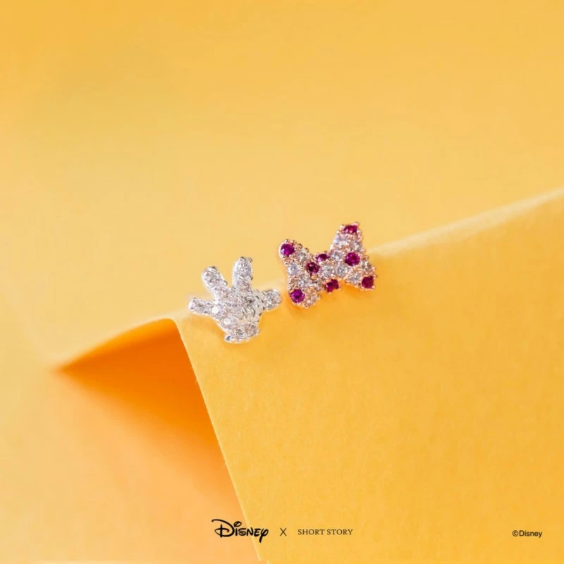 Disney Earrings Diamante Mickey Gloves & Bow 4 Disney Earrings Diamante Mickey Gloves & Bow - Image 2