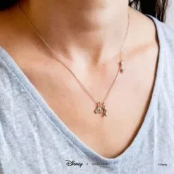 Disney Necklace Cinderella, Silver -Cheap Adult Fashion Store 348658022175 3
