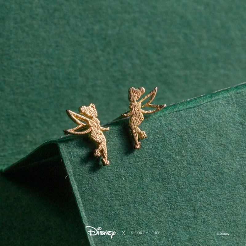 Disney Earrings Tinker Bell, Gold 4 Disney Earrings Tinker Bell, Gold - Image 2