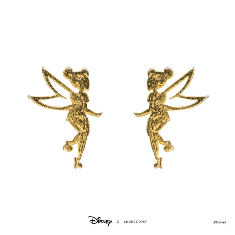Disney Earrings Tinker Bell, Gold 6 Disney Earrings Tinker Bell, Gold - Image 4