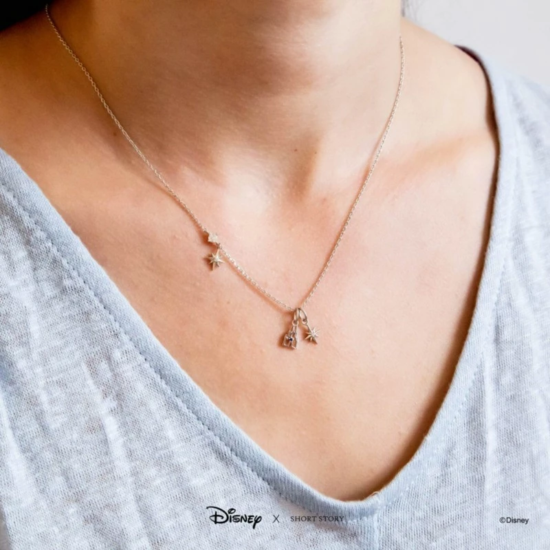 Disney Necklace Castle, Silver 5 Disney Necklace Castle, Silver - Image 3