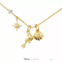 Disney Necklace Little Mermaid, Gold