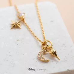 Disney Necklace Jasmine, Gold -Cheap Adult Fashion Store 348658024612 2