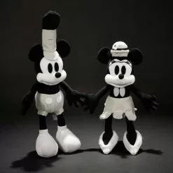 Mickey And Minnie Mouse Steamboat Willie Plush Set - Disney100 -Cheap Adult Fashion Store 412313625724 1