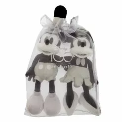 Mickey And Minnie Mouse Steamboat Willie Plush Set - Disney100 -Cheap Adult Fashion Store 412313625724 3