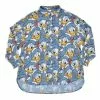 Donald & Daisy Duck Long Sleeve Denim Shirt For Adults -Cheap Adult Fashion Store 424033355607