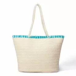Stitch Straw Tote Bag 8 Stitch Straw Tote Bag -Cheap Adult Fashion Store 427243000510 2