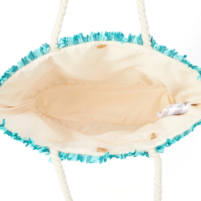 Stitch Straw Tote Bag 6 Stitch Straw Tote Bag - Image 4