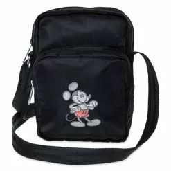 Black Mickey Mouse Genuine Mousewear Crossbody Bag