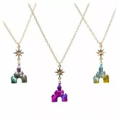 Best Friend Trio Castle Necklace