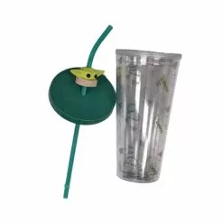 Grogu Tumbler With Straw -Cheap Adult Fashion Store 465022988185 2