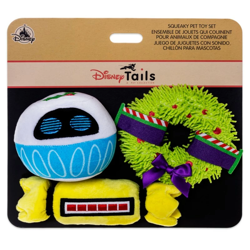 Pixar Holiday Squeaky Pet Toy Set 5 Pixar Holiday Squeaky Pet Toy Set - Image 3