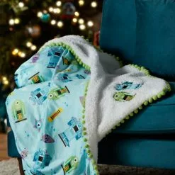 Monsters, Inc. Holiday Throw -Cheap Adult Fashion Store 465063298601 1