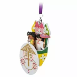 “it's A Small World'' Clock Face Sketchbook Ornament -Cheap Adult Fashion Store 465063949633 3