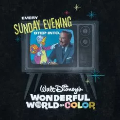 Walt Disney And Ludwig Von Drake Pullover Hoodie For Adults, Walt Disney's Wonderful World Of Color - Disney100 -Cheap Adult Fashion Store 5201049200041M 3