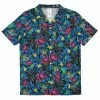 Stitch Neon Summer Shirt For Adults, Lilo & Stitch -Cheap Adult Fashion Store 5205052670039M