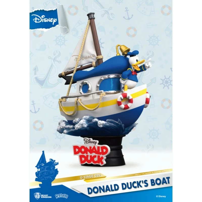 Donald Duck's Boat Summer Series Figurine, Beast Kingdom 4 Donald Duck's Boat Summer Series Figurine, Beast Kingdom - Image 2