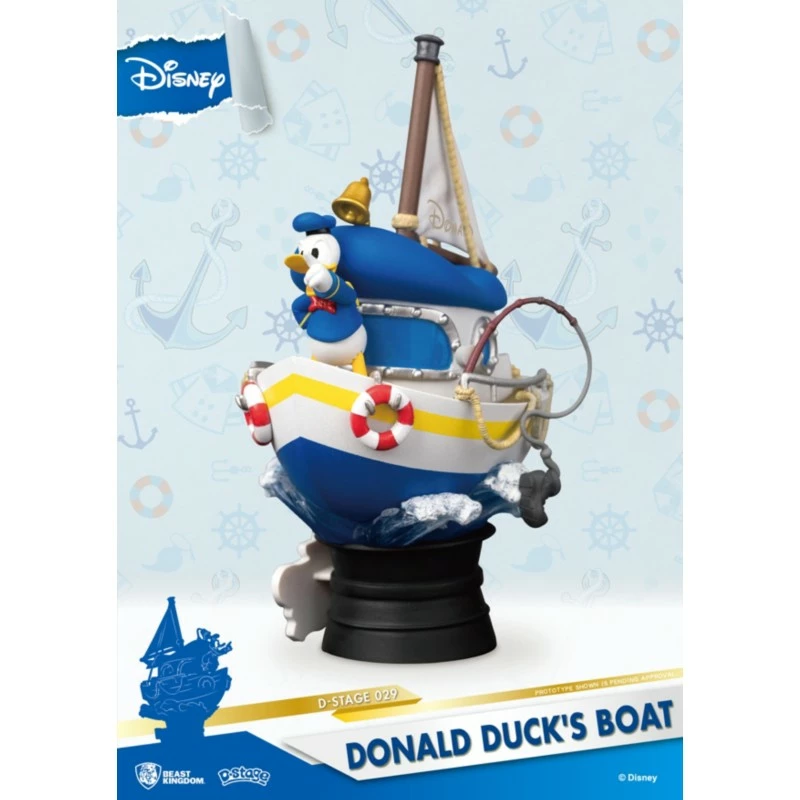 Donald Duck's Boat Summer Series Figurine, Beast Kingdom 6 Donald Duck's Boat Summer Series Figurine, Beast Kingdom - Image 4