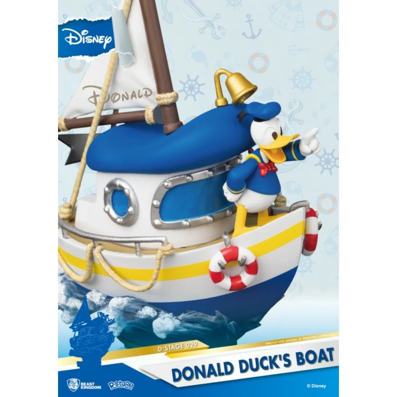 Donald Duck's Boat Summer Series Figurine, Beast Kingdom 7 Donald Duck's Boat Summer Series Figurine, Beast Kingdom - Image 5