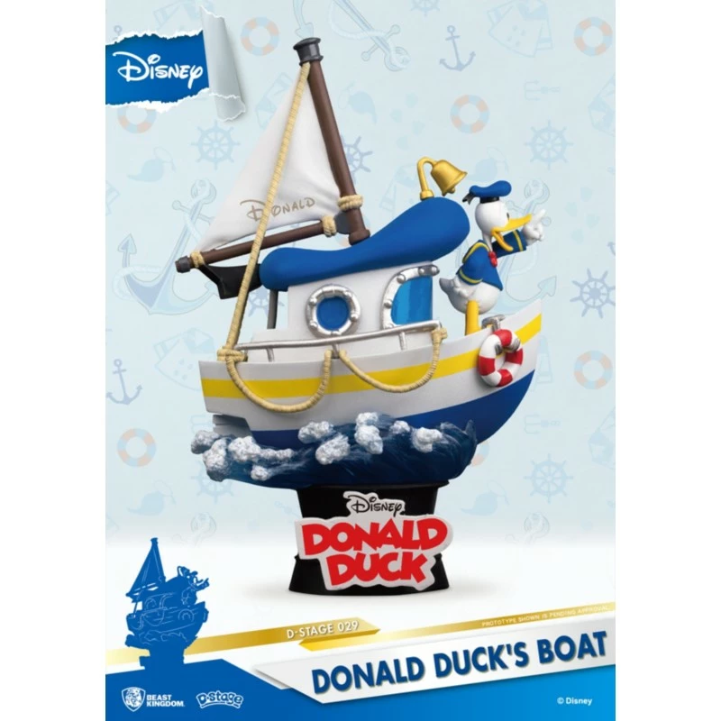 Donald Duck's Boat Summer Series Figurine, Beast Kingdom 3 Donald Duck's Boat Summer Series Figurine, Beast Kingdom